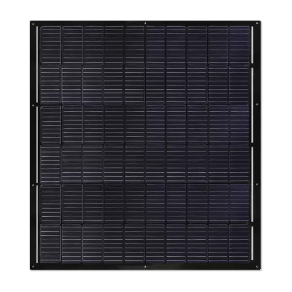 painéis solares de módulo fotovoltaico totalmente pretos