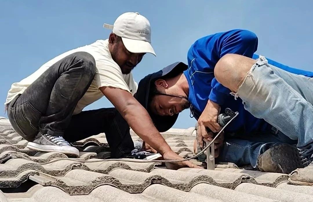 Os funcionários locais tailandeses da RENOPi estão trabalhando no projeto